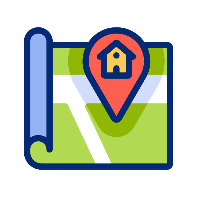 Mobile Notary Map Icon